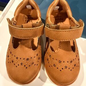 Brown Stride Rite Mary Janes